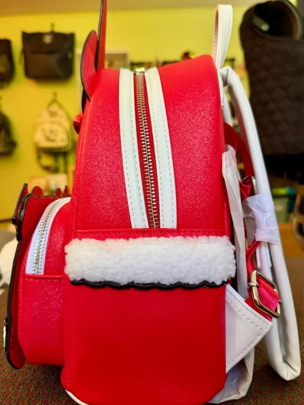 NWT Loungefly Sanrio My Melody Holiday Cosplay Mini Backpack Jingle Bell Red